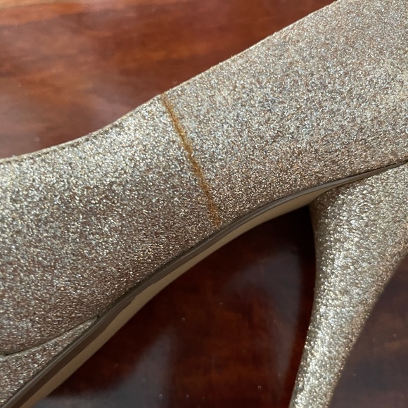 Steve Madden Gold Glitter ‘Caryssa’ Pumps sz 9.5 - Picture 6 of 13